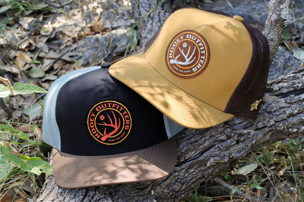 Scout 5-Panel Trucker Snapback Hat  Black/Grey