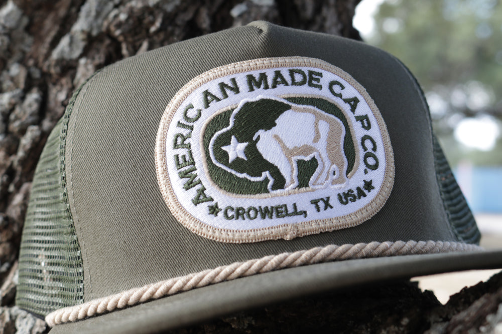 AMCC 5-Panel Trucker Snapback Hat Green
