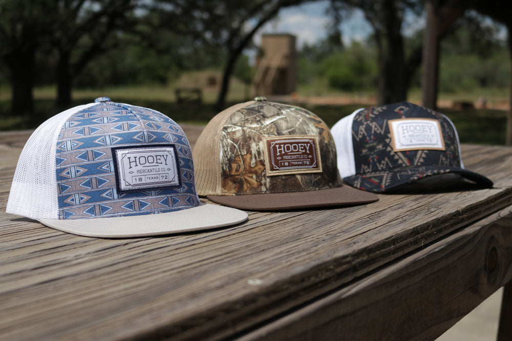Doc 5-Panel Trucker Snapback Hat Blue/White