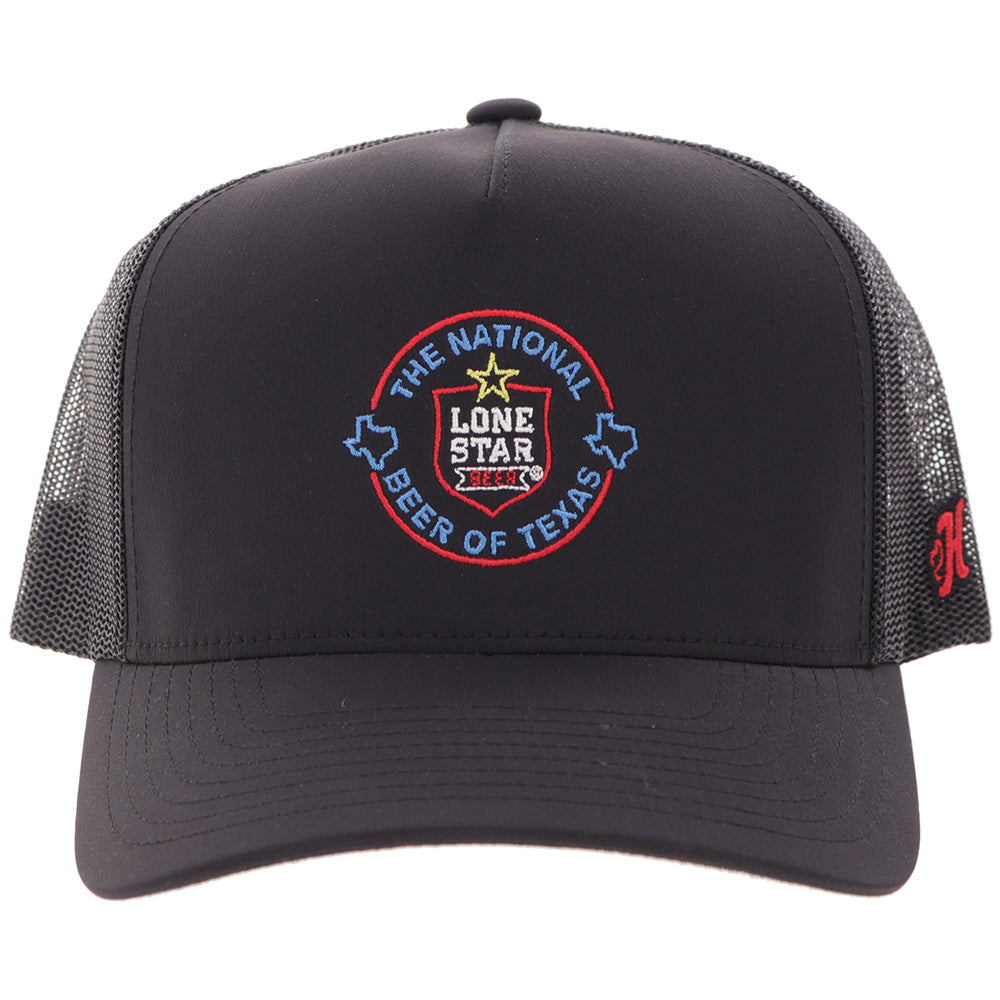 "Lone Star" Black w/Multi-Color Circle Patch