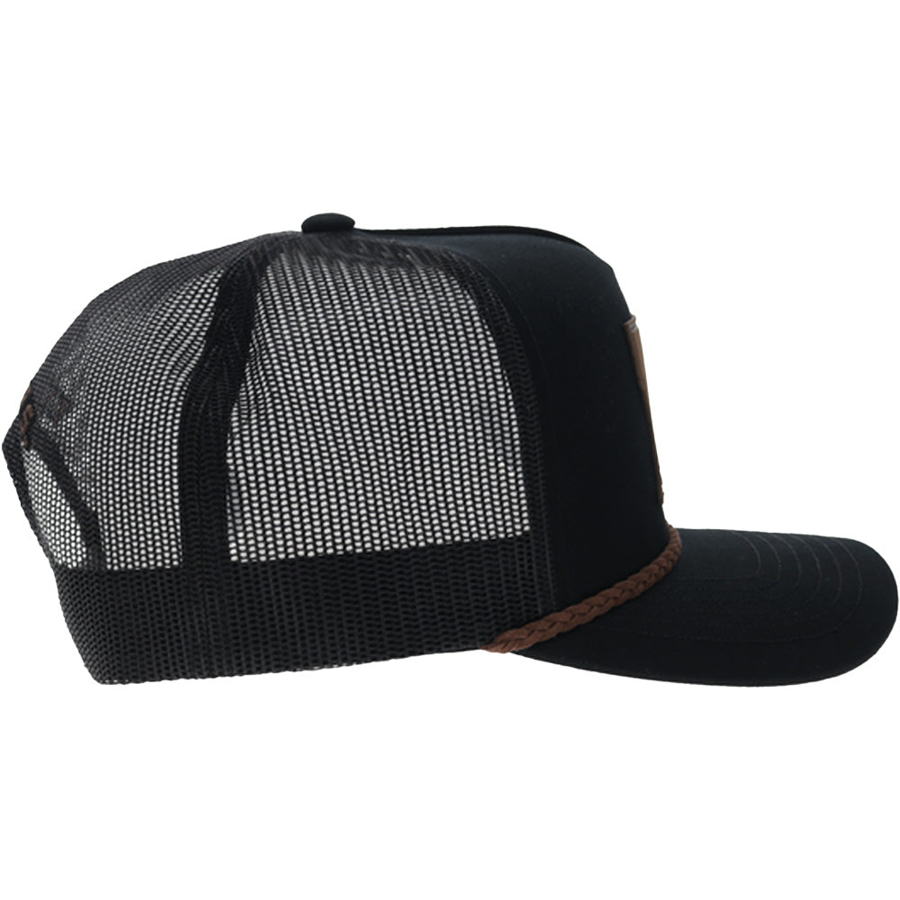 Louisiana State University 5-Panel Trucker Snapback Hat Black