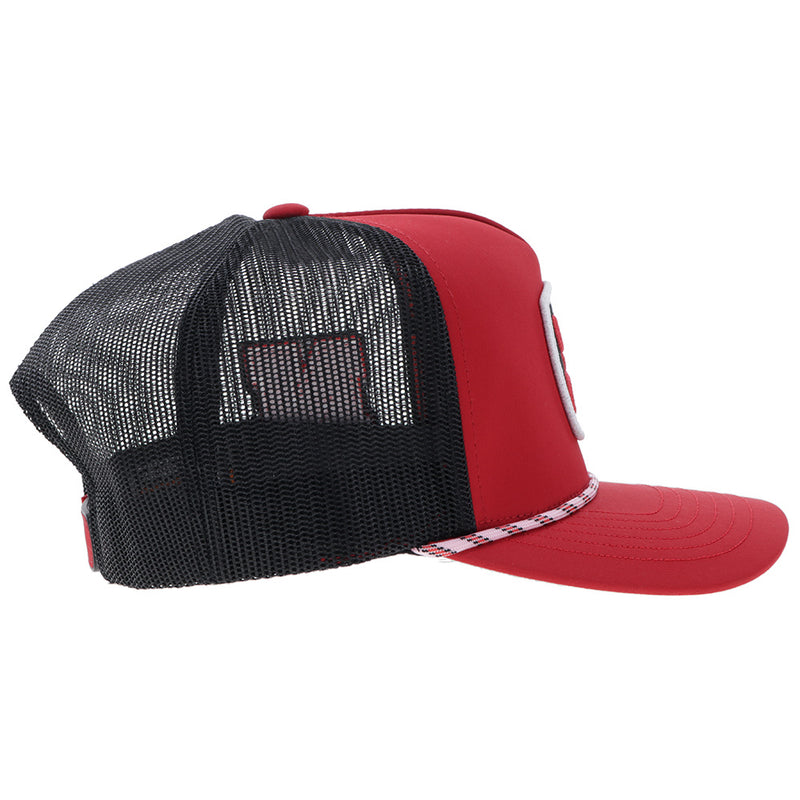 University Of Nebraska Hat Red/Black w/Hooey Patch