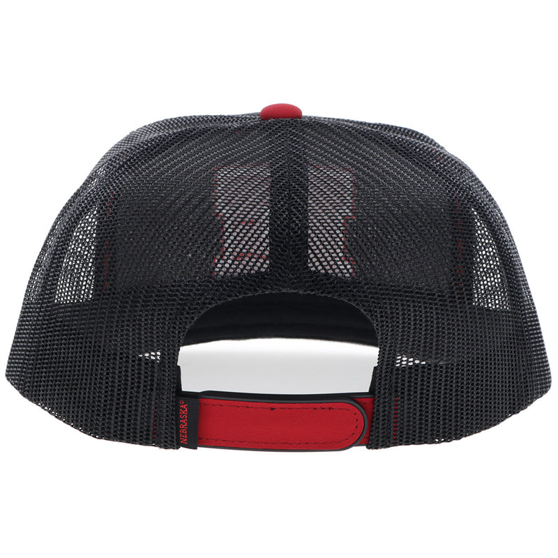 University Of Nebraska Hat Black/Red w/"N" Embroidery