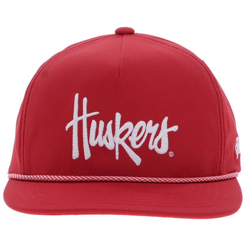 University Of Nebraska Hat Red w/ White Huskers Embroidery