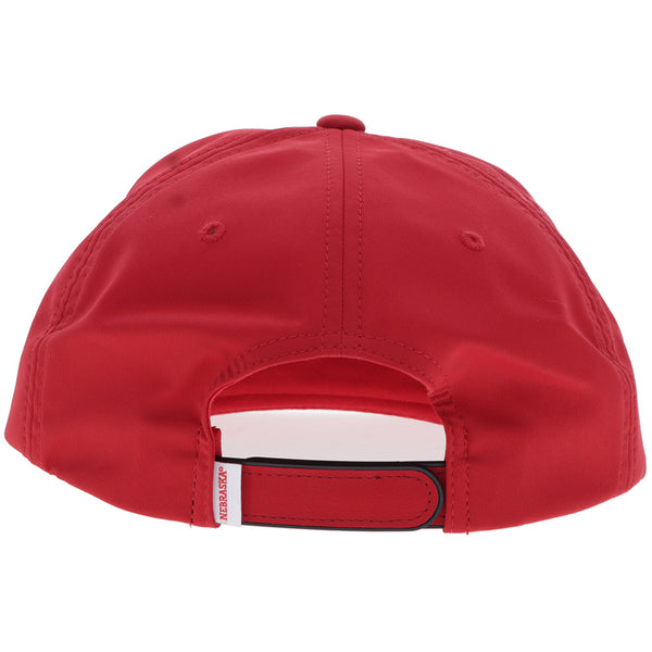 University Of Nebraska Hat Red w/ White Huskers Embroidery