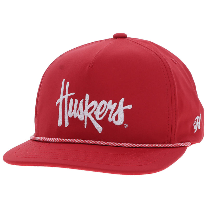 University Of Nebraska Hat Red w/ White Huskers Embroidery