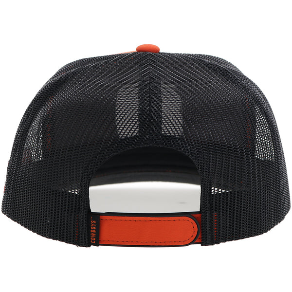 back of orange and black Hooey x OSU hat