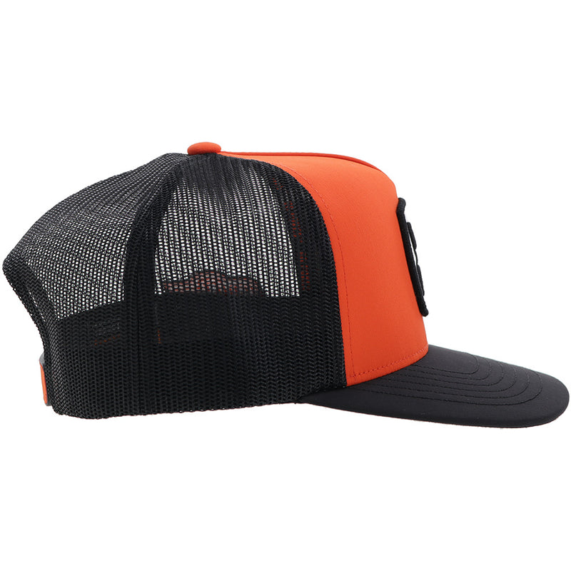 right side of orange and black OSU x Hooey hat