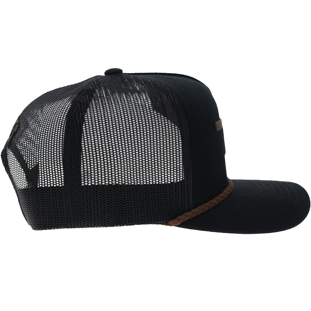 Oklahoma State 5-Panel Trucker Snapback Hat Black