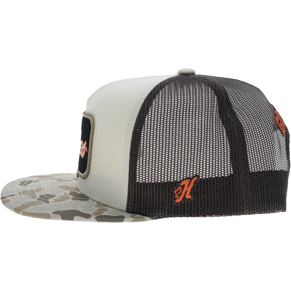 Oklahoma State 5-Panel Trucker Snapback Hat Cream/Camo