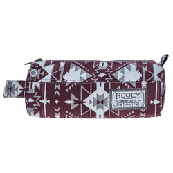 "Whatever Case" Burgundy Aztec Pattern