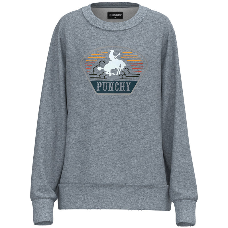 "The Crew" Punchy Ladies Grey Pullover