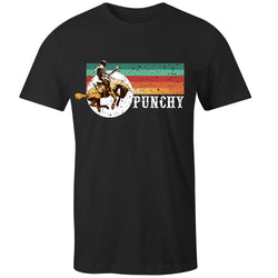 Youth "Punchy" Black w/Serape T-shirt