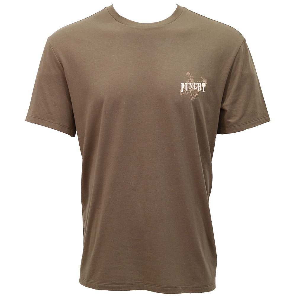YOUTH "Punchy Rodeo"  Brown T-shirt