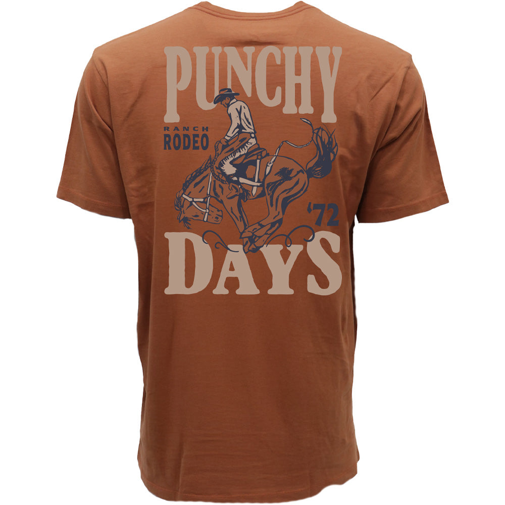 Punchy Rodeo  T-shirt Rust
