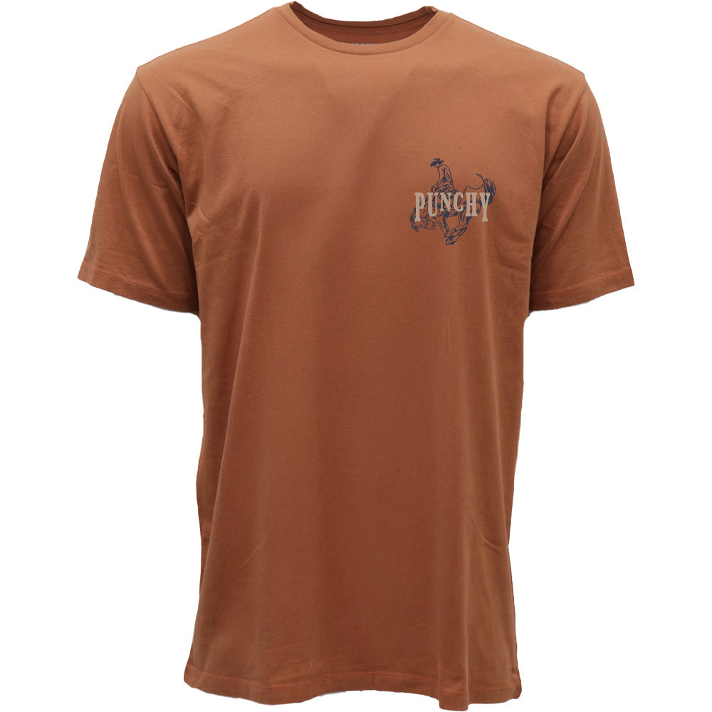 Punchy Rodeo  T-shirt Rust