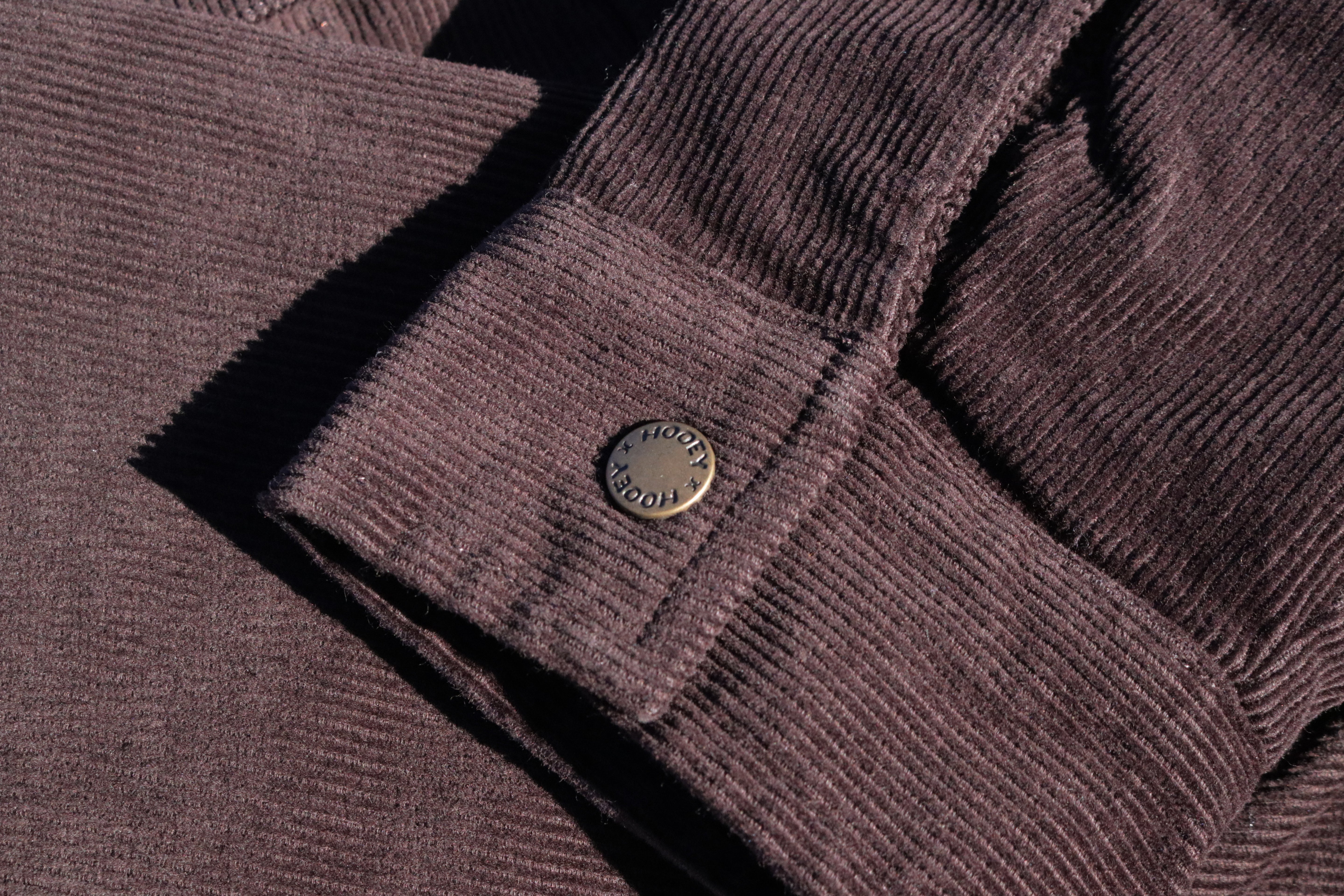"Boulder Shacket" Brown Corduroy w/Snaps