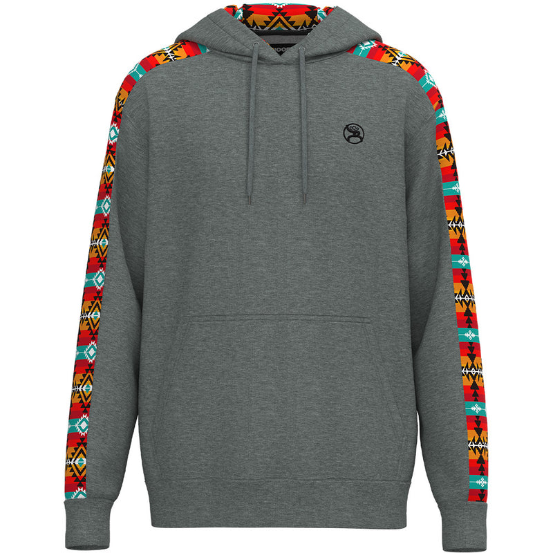 "Canyon" Grey w/Orange Aztec Roughy Hoody