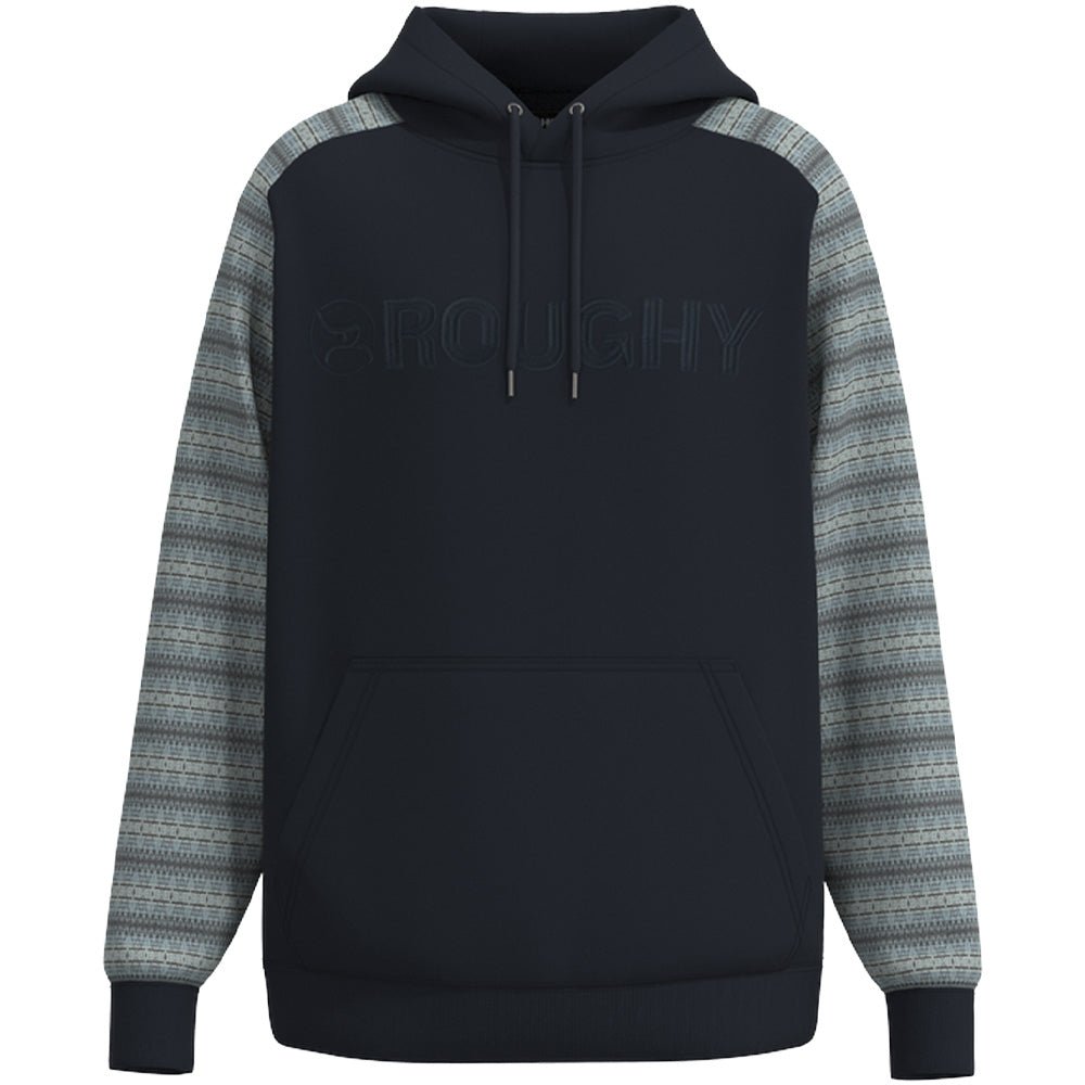 Roughy Hoody Navy Blue w/Stipes