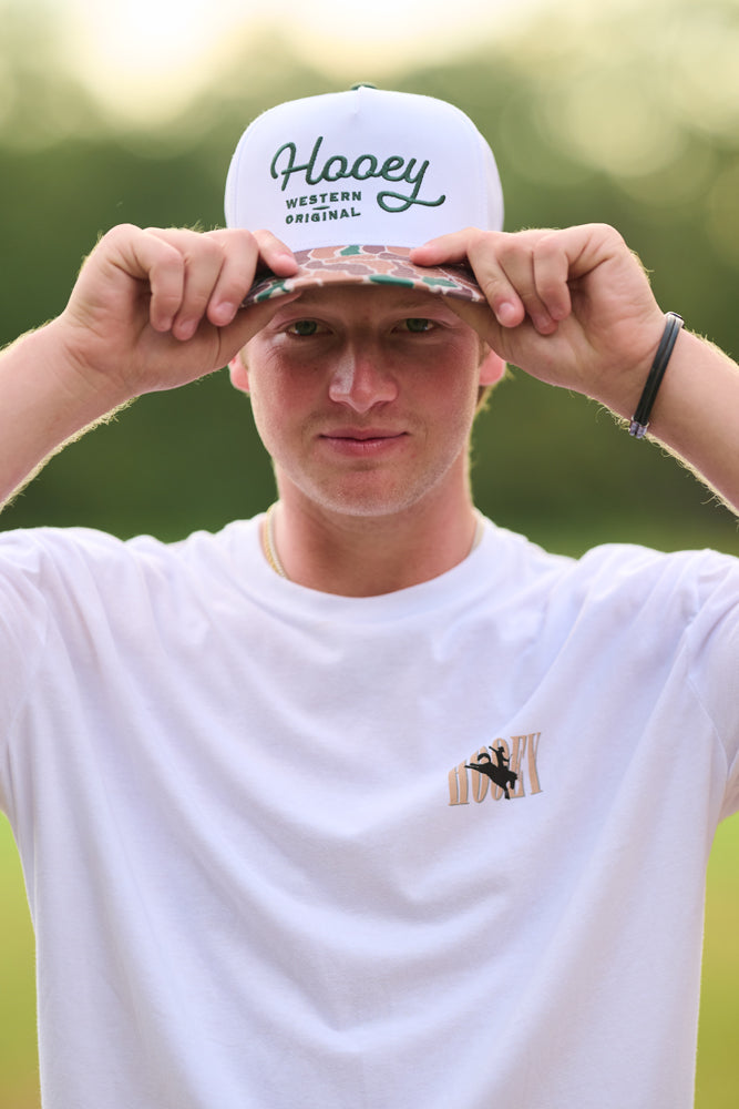 "OG" Hooey Hat White/Camo