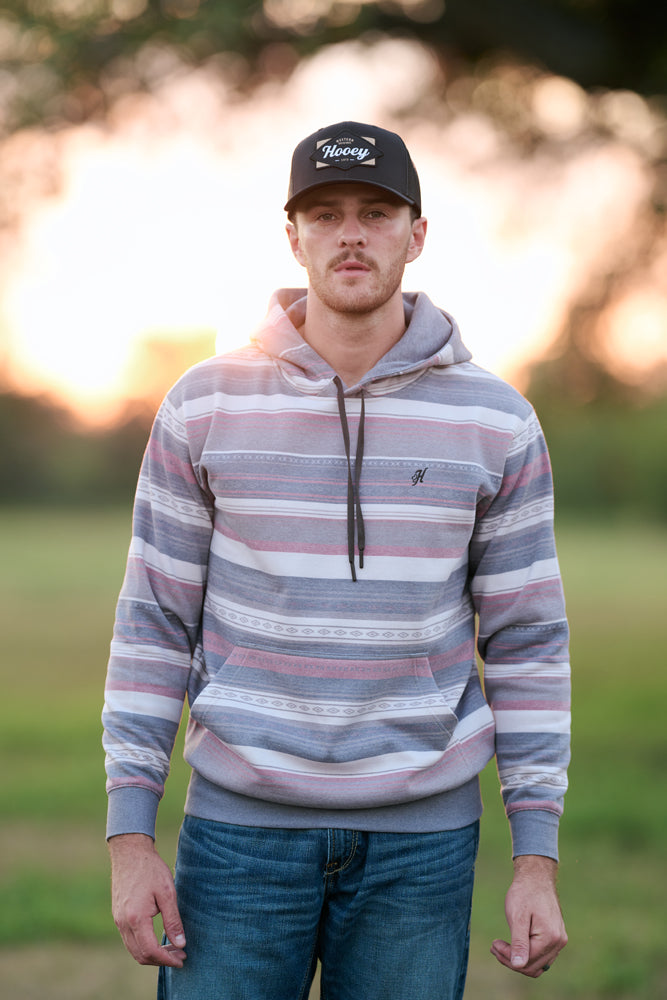 Legendary Hoody Cream/Brown & Red Stipes