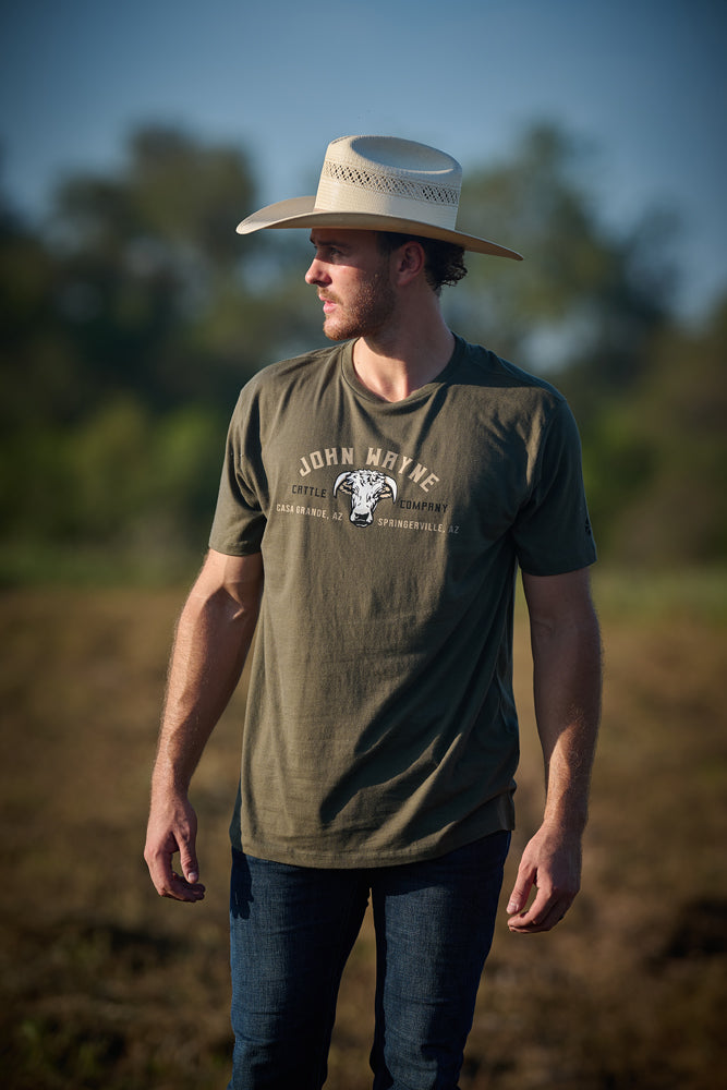 John Wayne T-shirt Green