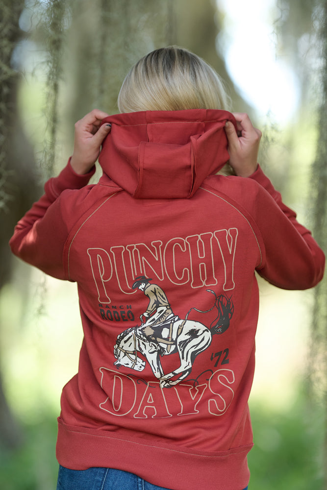 Punchy Hoody Red