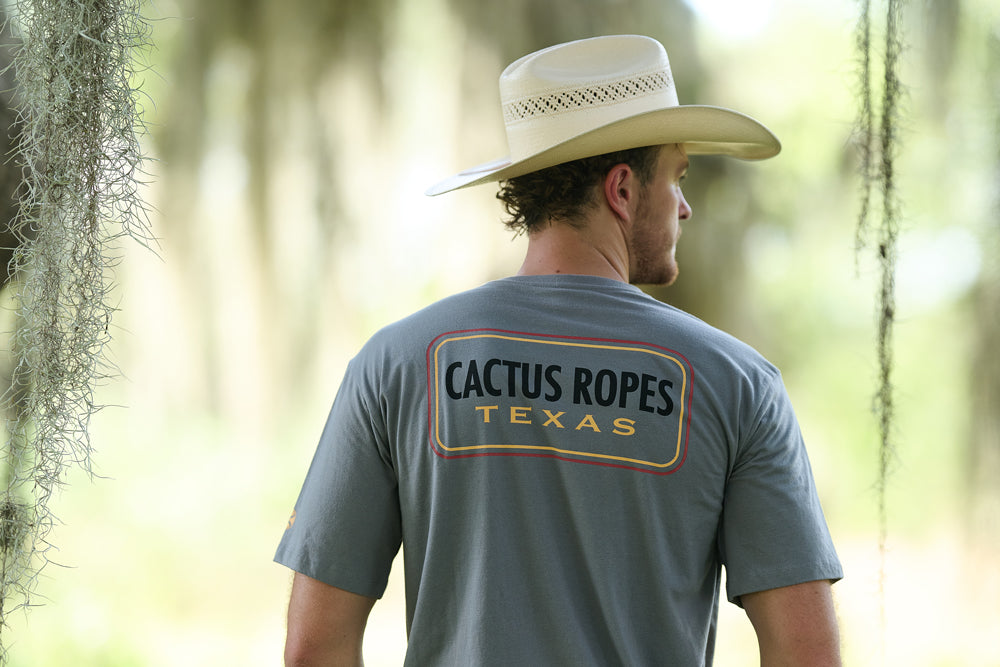Cactus Ropes T-shirt Dark Grey