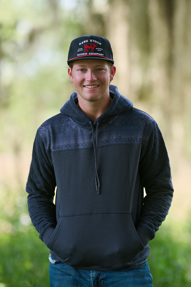 Legendary Hoody Charcoal Grey w/Aztec