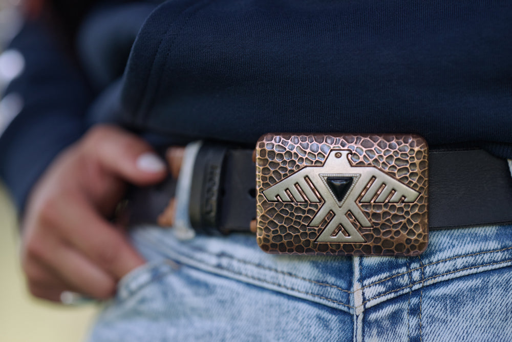 Storm Leather Belt Black/Tan