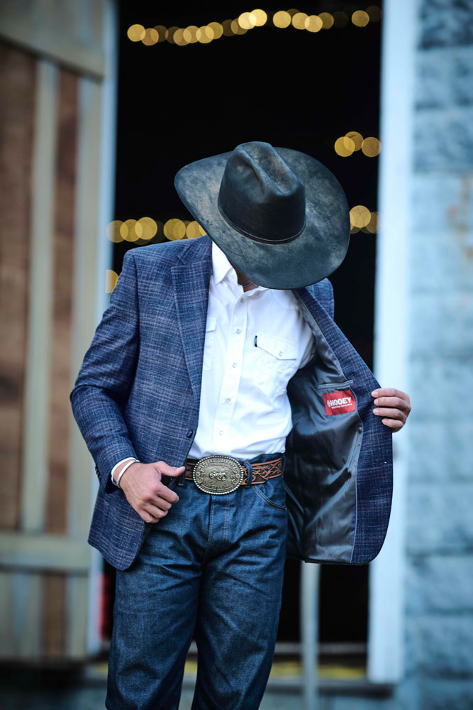 Hooey Sport Coat Blue Plaid
