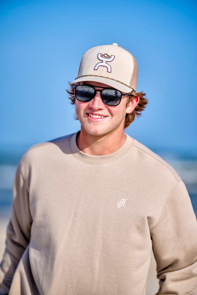 "Sterling" Hooey Hat Tan w/Black & White Hooey Logo