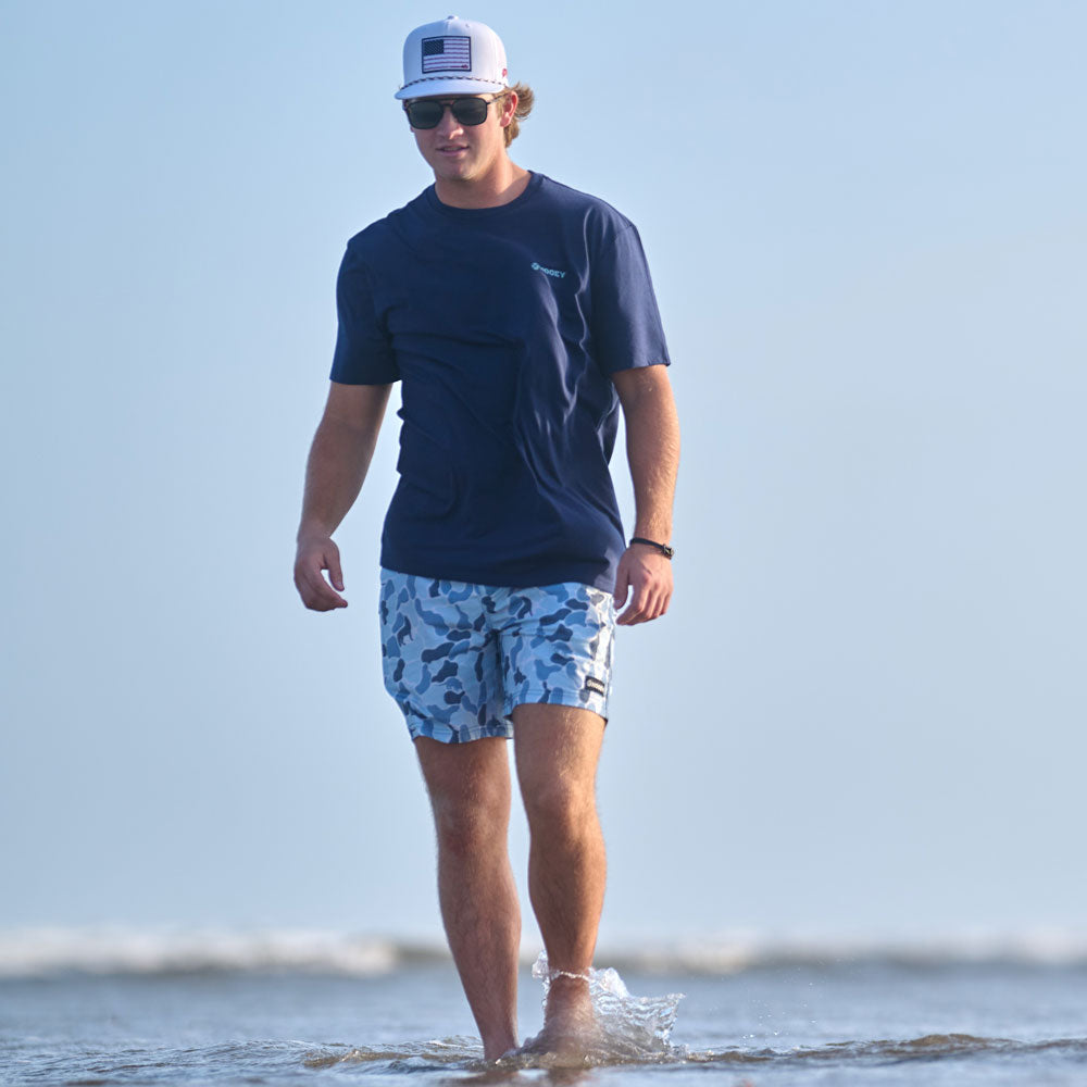 "Breaker" Boardshort Blue/ Camo