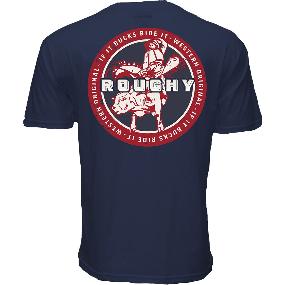"Buck'd" Navy Hooey T-shirt