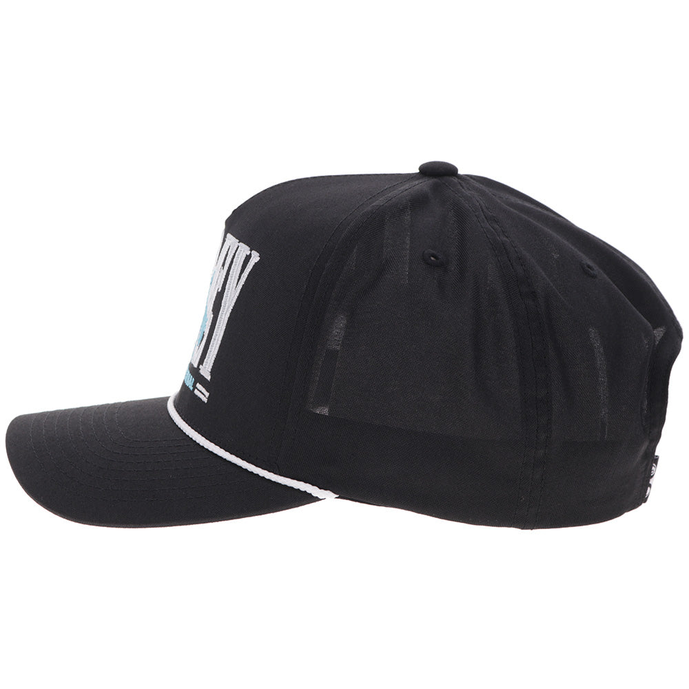 "Wild Ride" Hat Black w/White & Blue Logo