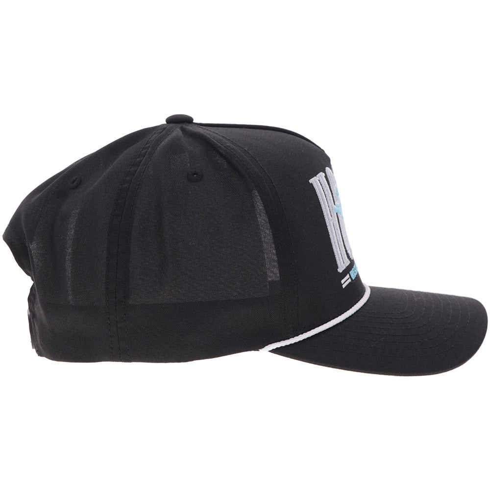 "Wild Ride" Hat Black w/White & Blue Logo