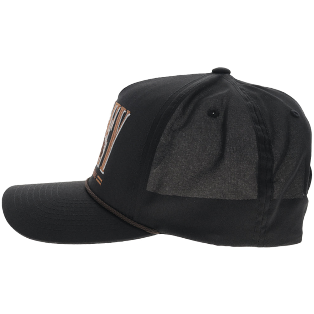 Wild Ride 5-Panel Full Surround Hat Black