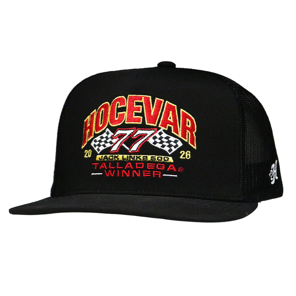 Spire Motorsports Hocevar Hat Black w/Red & yellow