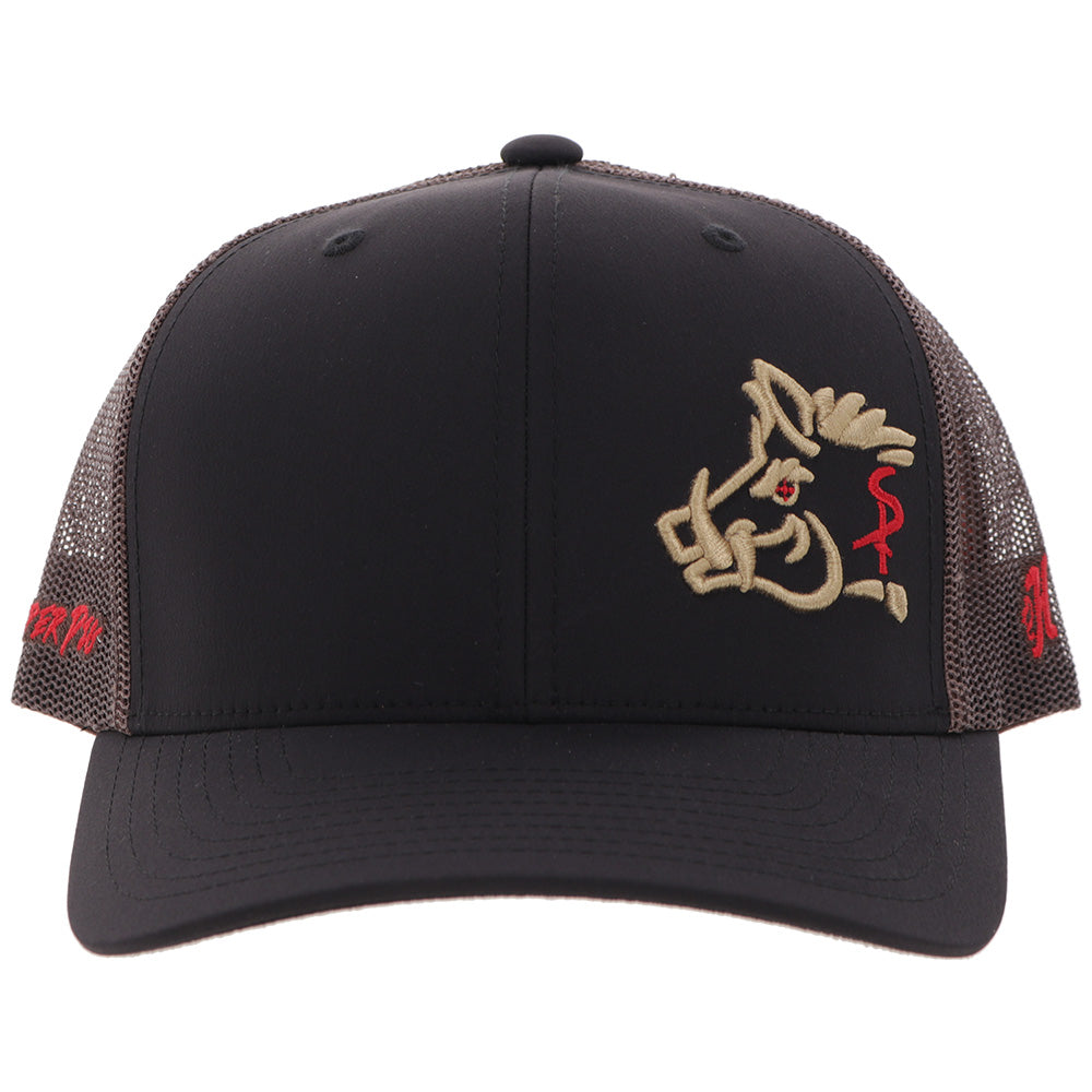 "Sniper Pig" Hat Black/Brown