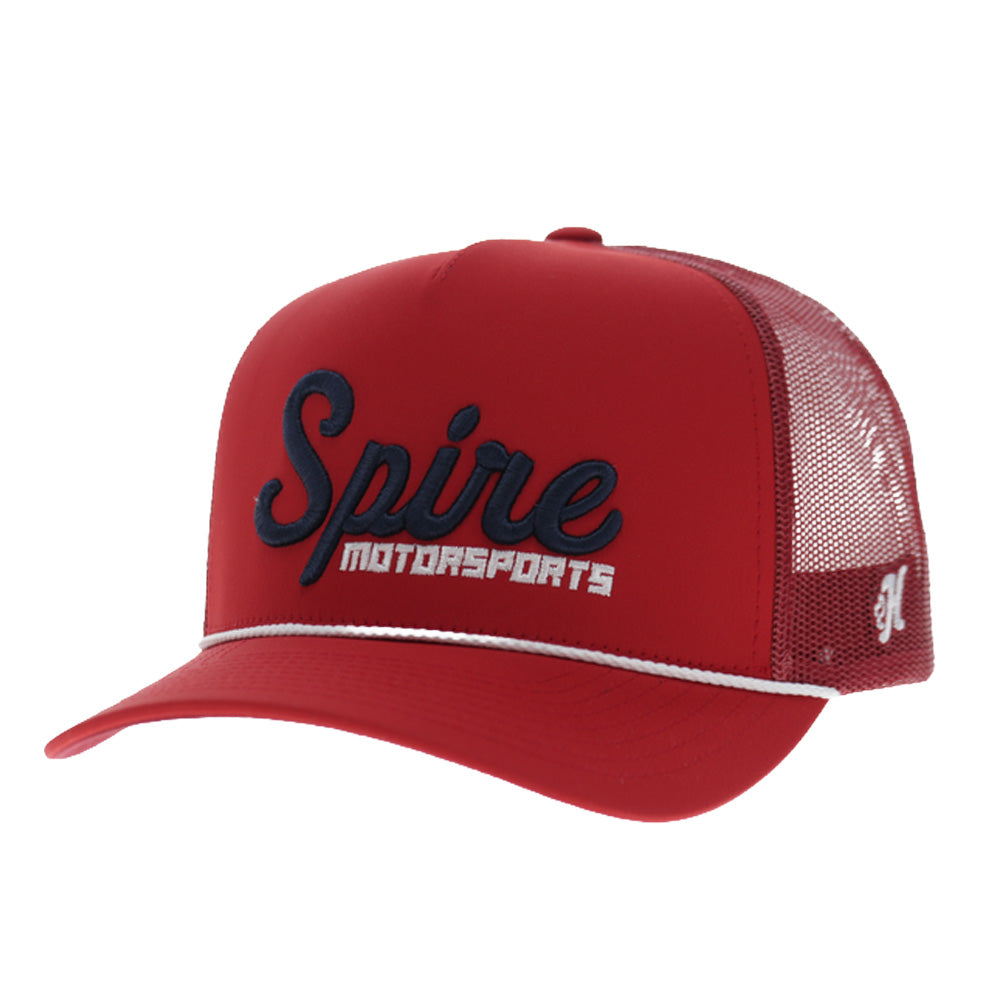 Spire Motorsports Hat Red w/Navy & White Logo