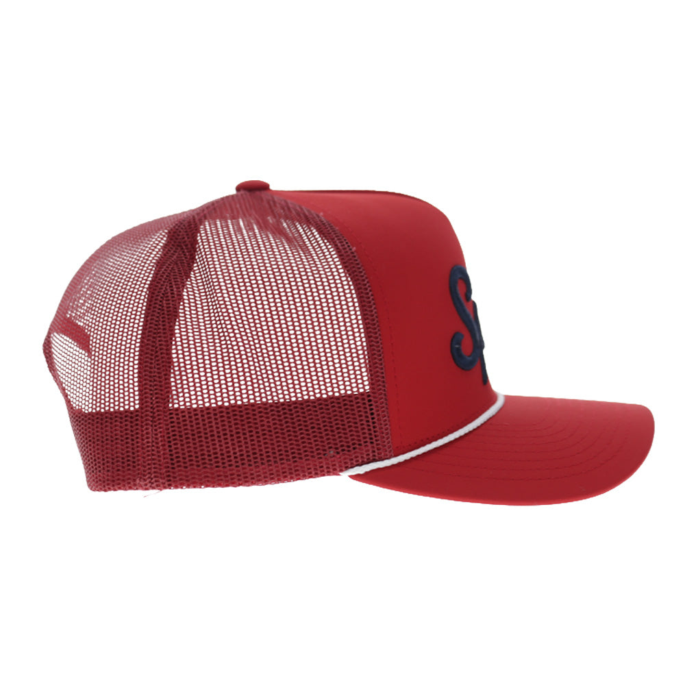 Spire Motorsports Hat Red w/Navy & White Logo