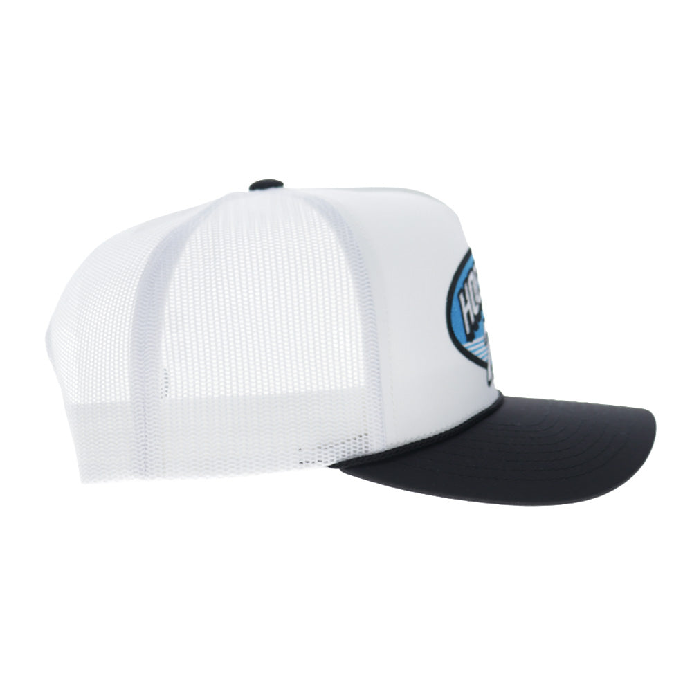 Spire Motorsports Hat White/Black w/Blue & White Logo