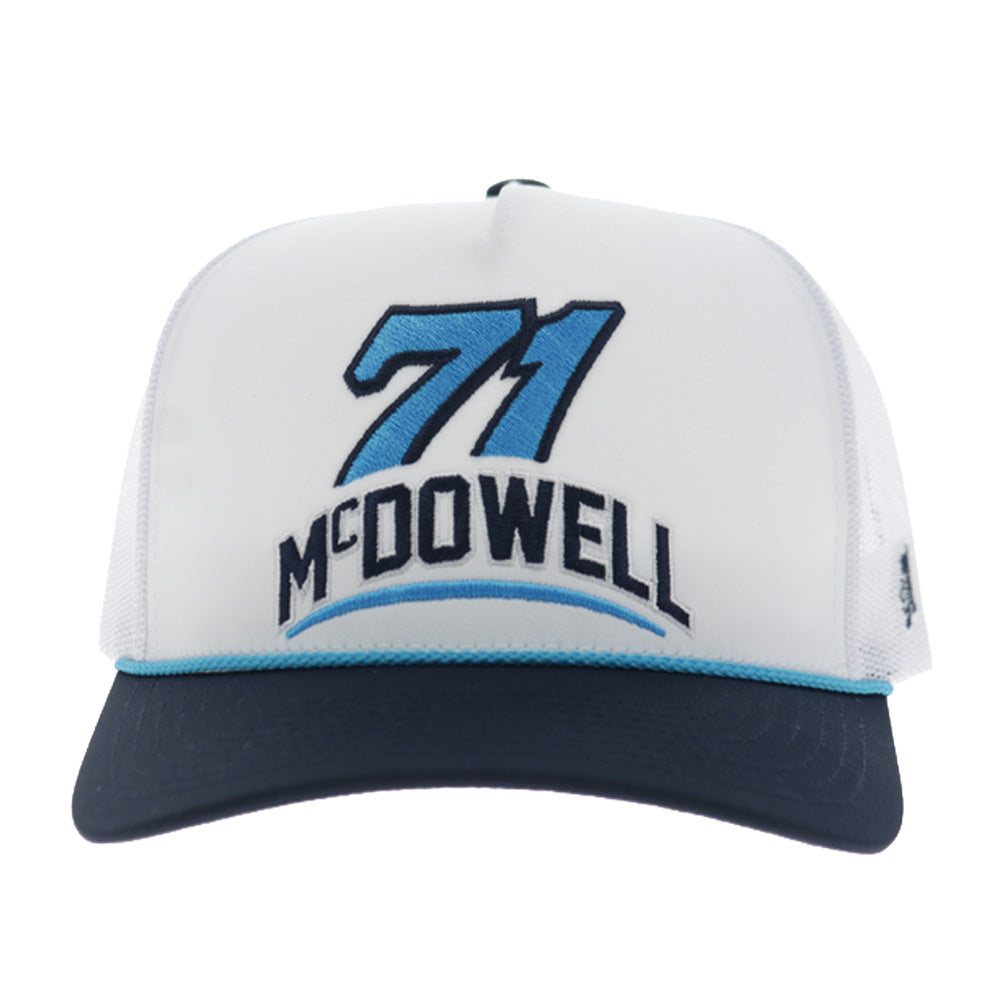 Spire Motorsports Hat White/Navy w/Teal Logo