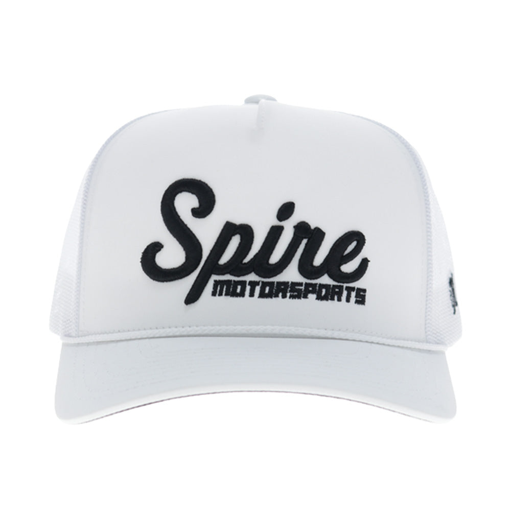 Spire Motorsports Hat White w/Black Logo
