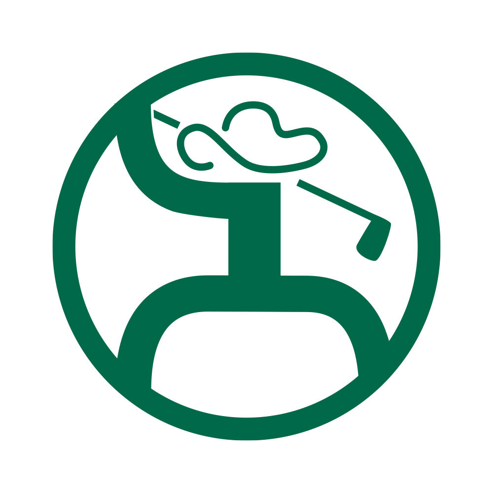 Golf 2.0 Cowboy Golf Decal Green