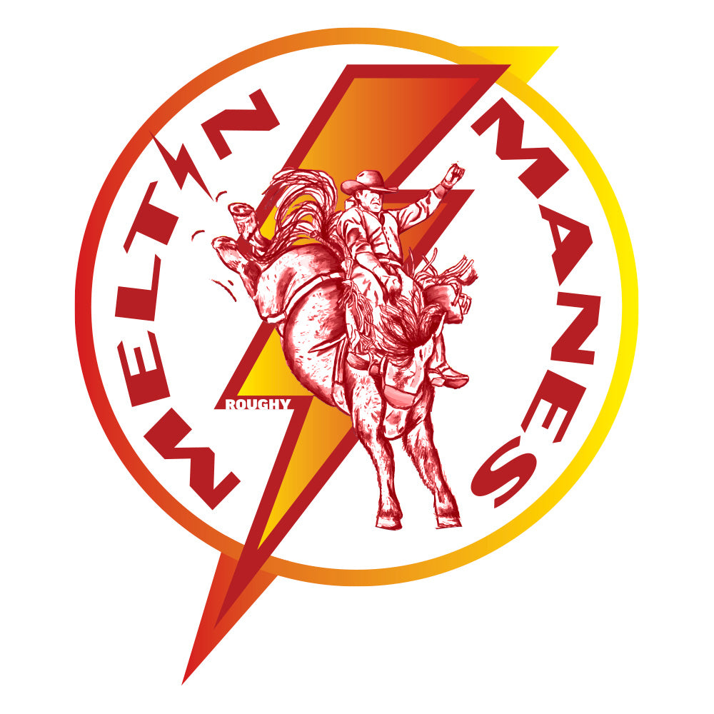 Meltin Manes Decal White/Red/Yellow