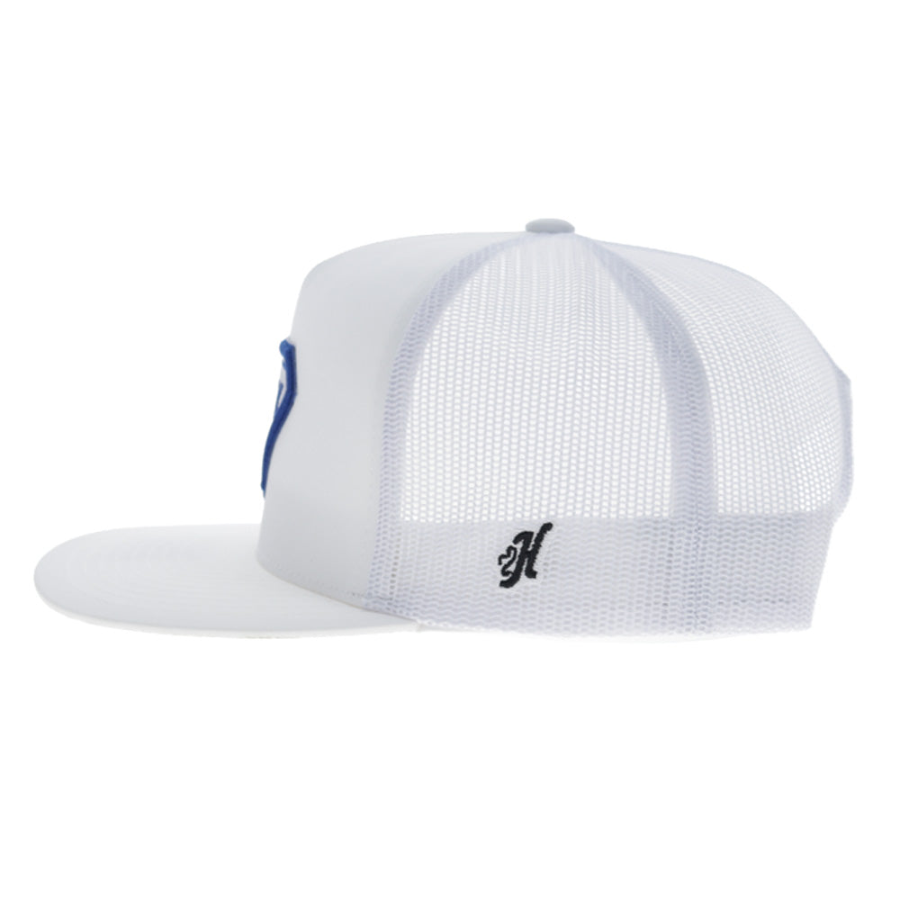 Stetson 10X Hat White w/Blue