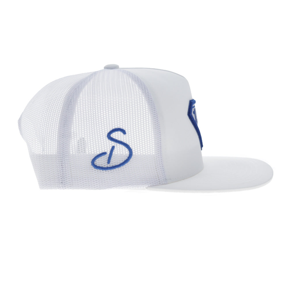 Stetson 10X Hat White w/Blue