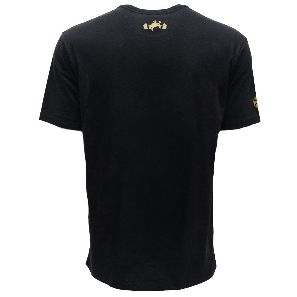 "Life Is Tough" Champion Fitness T-shirt Black/Yellow