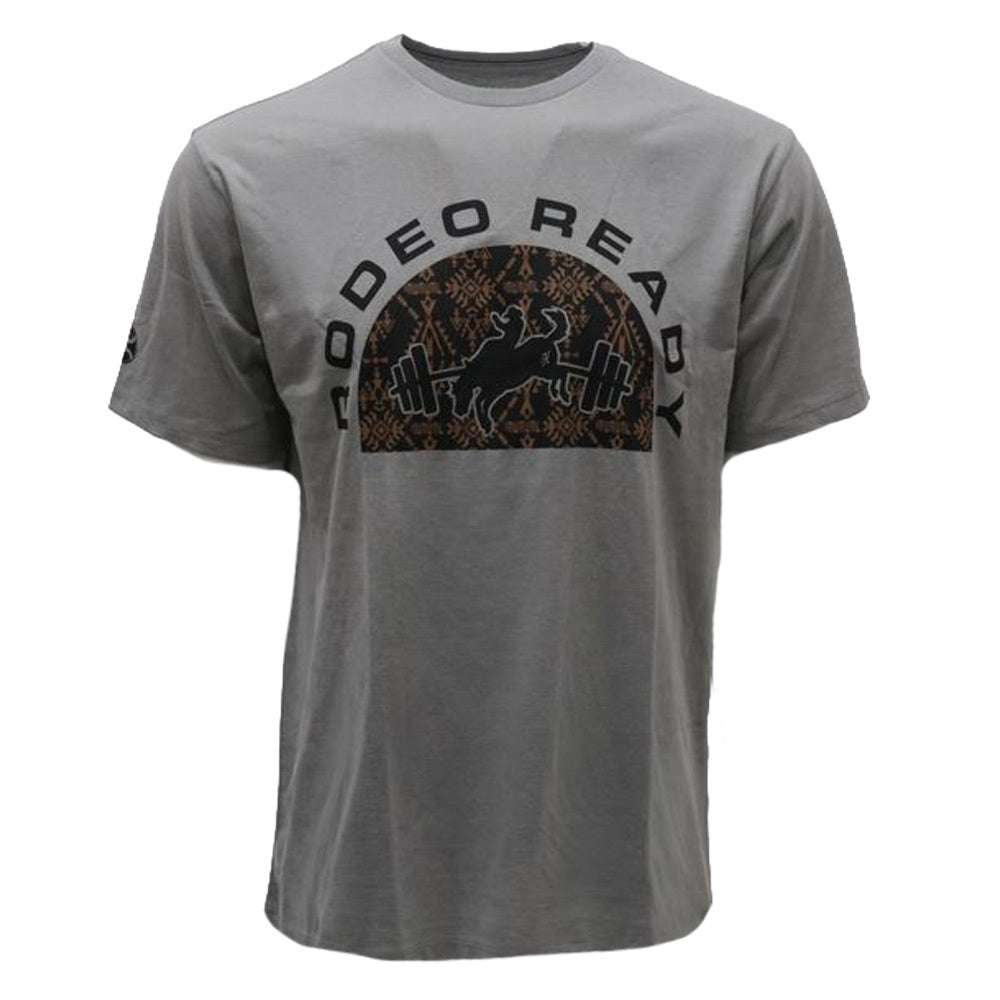 "Rodeo Ready" Champion Fitness T-shirt Grey/ Black